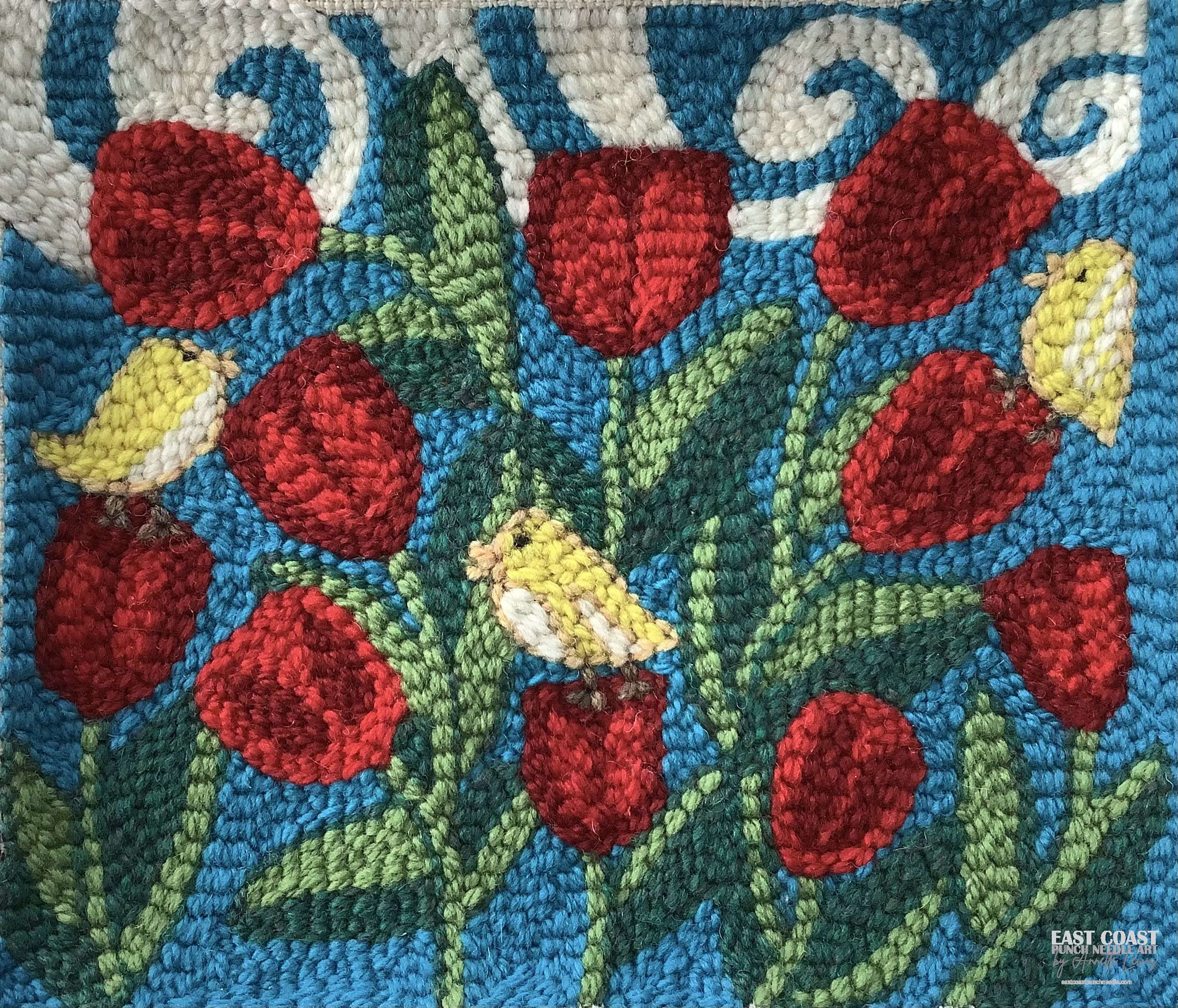 Digital PDF Pattern - Tulips & Birds