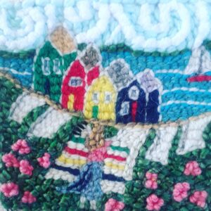 East Coast Punch Needle Art by Annette Lewis - Clothesline #2